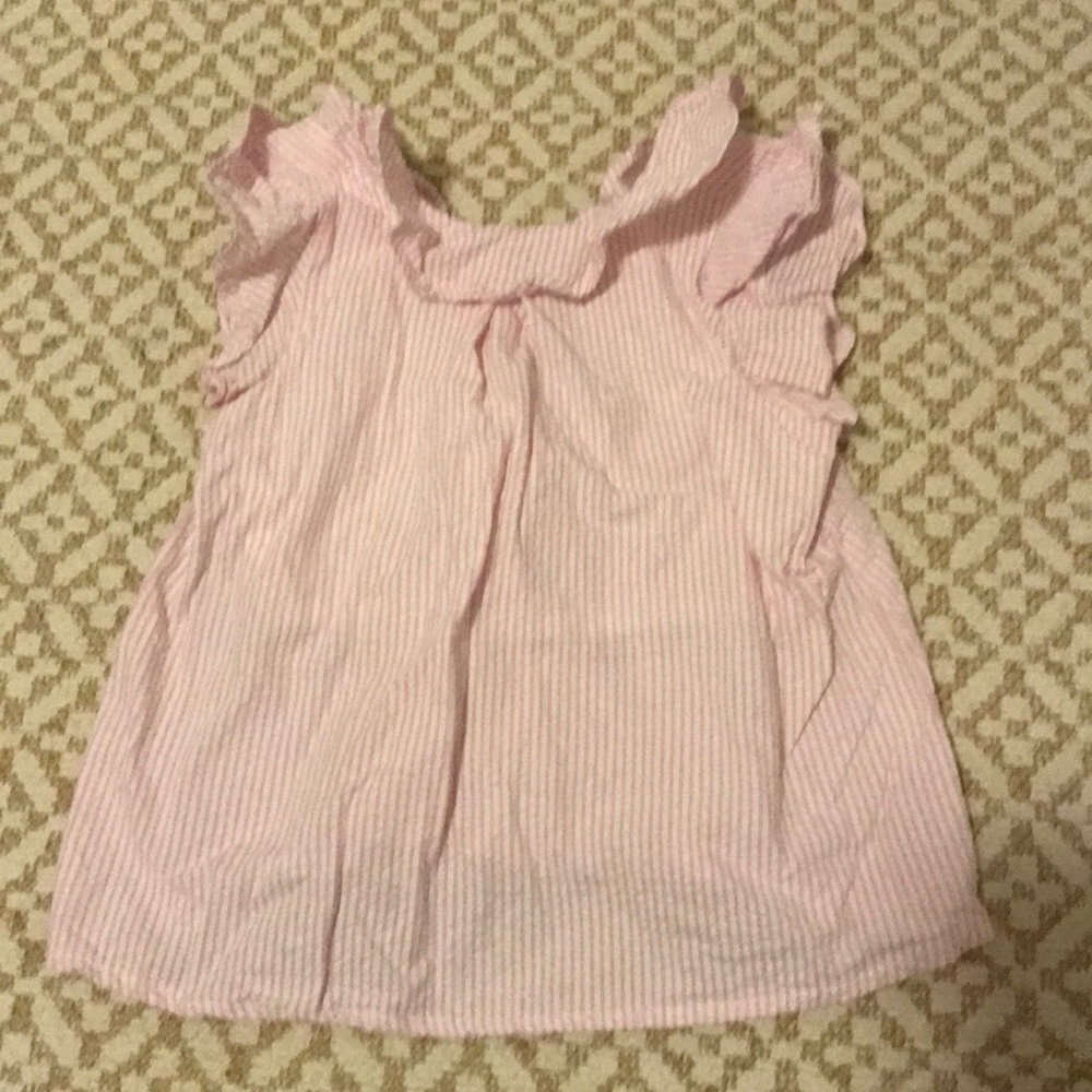 Jcrew Factory flutter sleeve seersucker tank